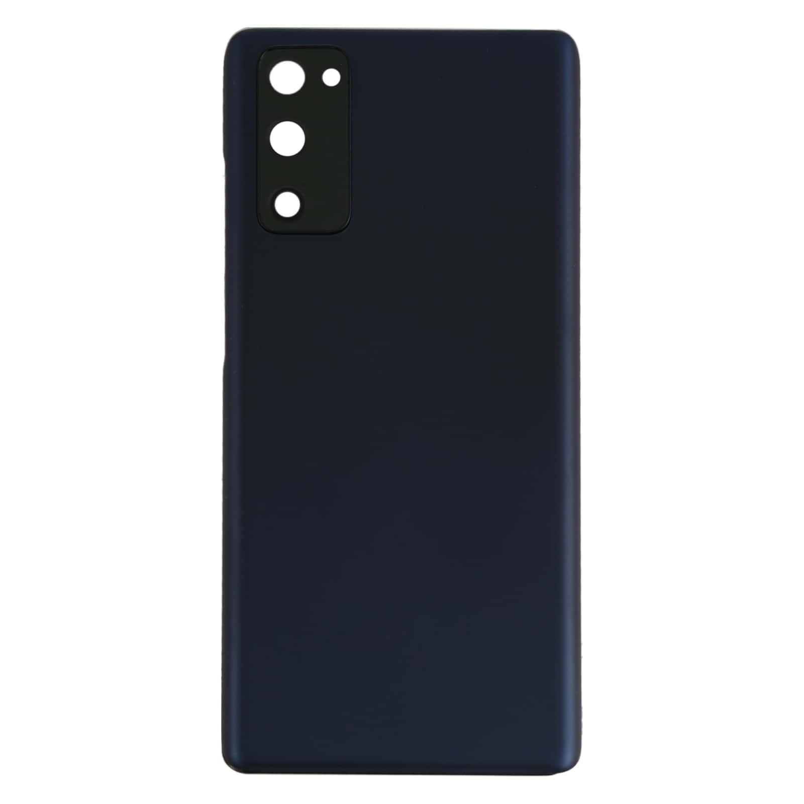 Back Glass Panel for Samsung Galaxy S20 FE Black with Camera Lens - EGFix