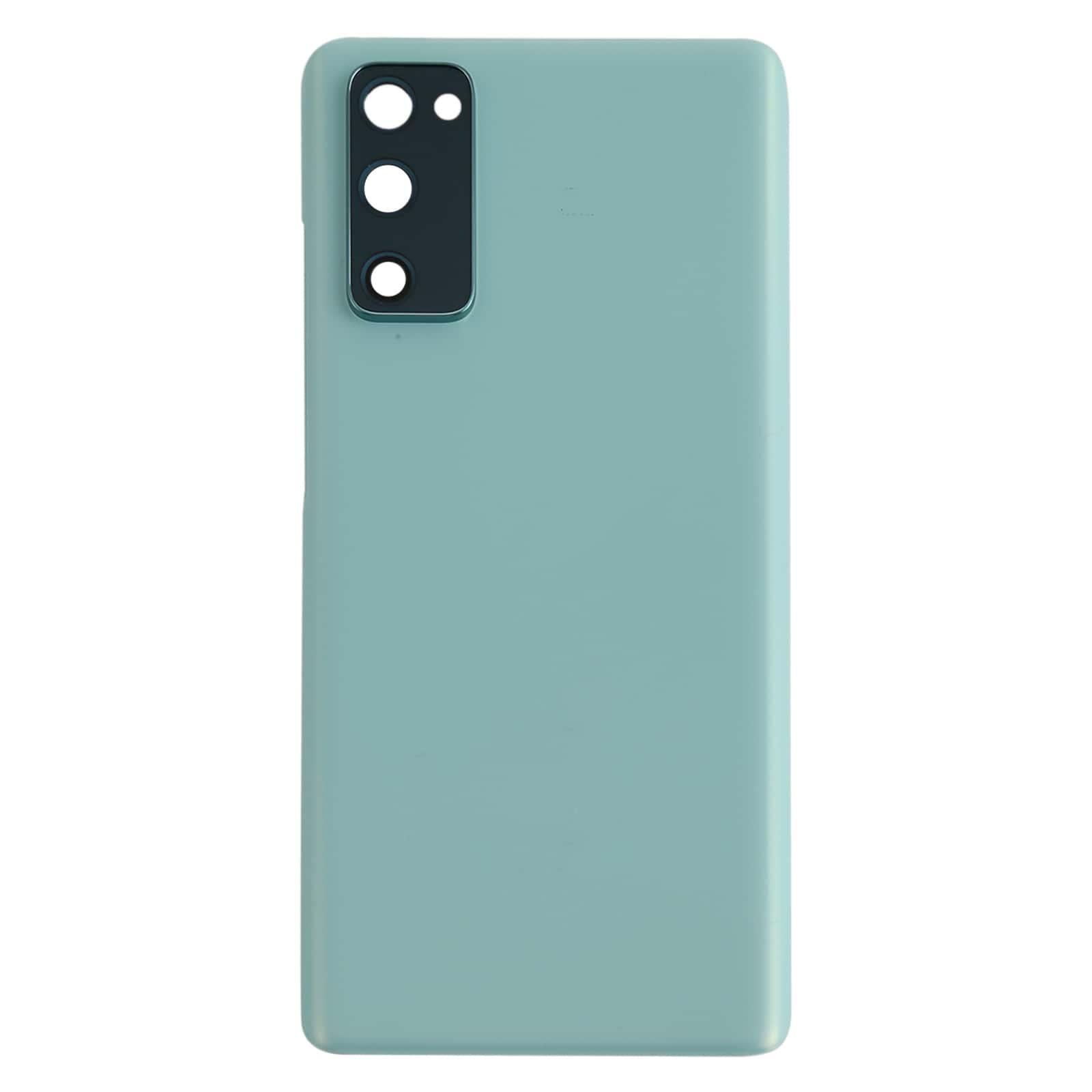 Back Glass Panel for Samsung Galaxy S20 FE Blue with Camera Lens - EGFix