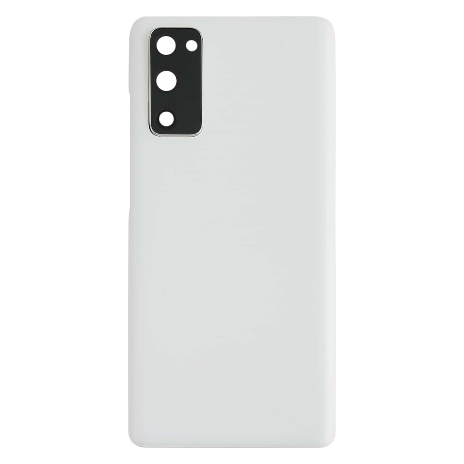 Back Glass Panel for Samsung Galaxy S20 FE Silver with Camera Lens - EGFix