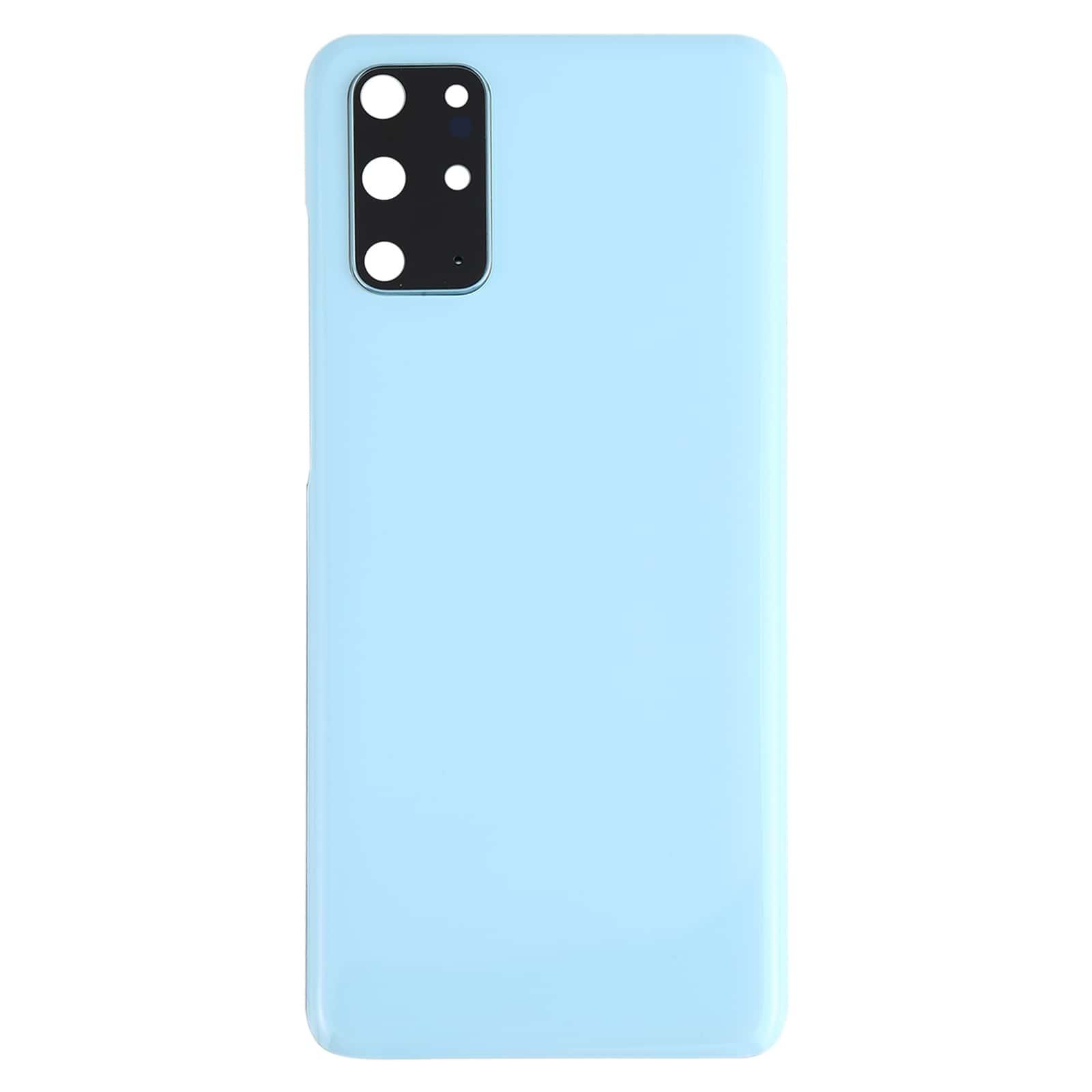Back Glass Panel for Samsung Galaxy S20 Plus Blue with Camera Lens - EGFix