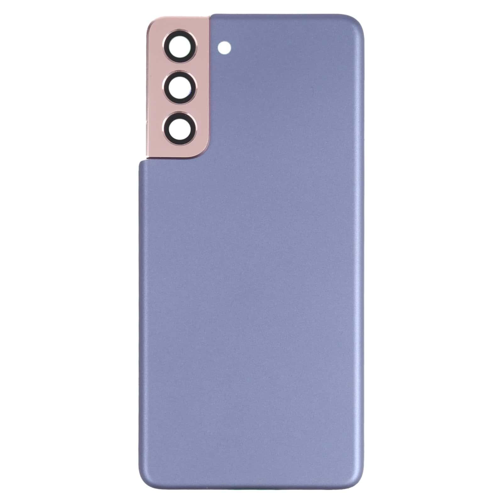 Back Glass Panel for Samsung Galaxy S21 5G Purple with Camera Lens - EGFix