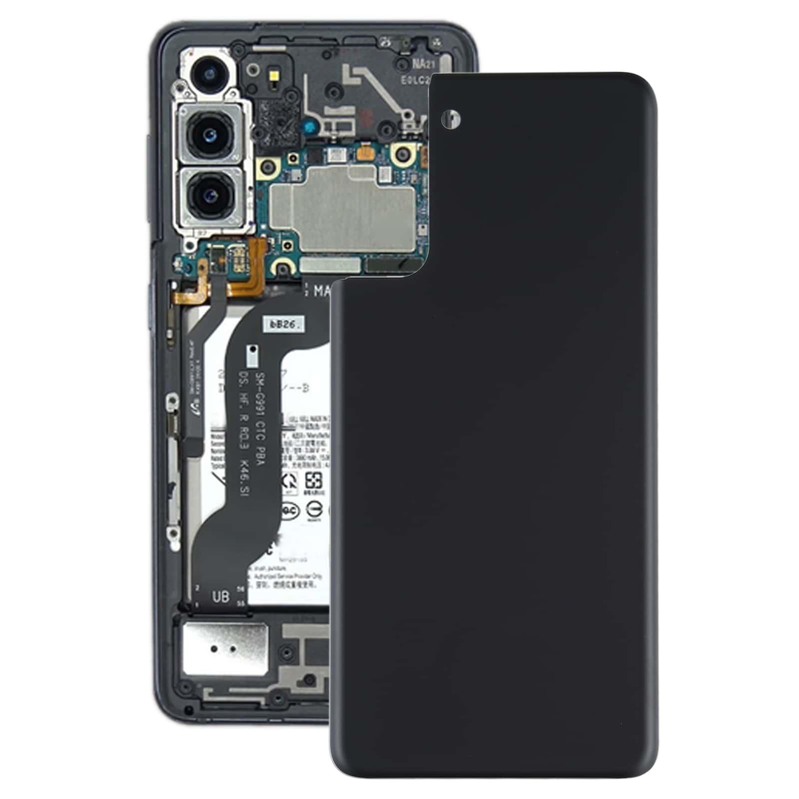 Back Glass Panel for Samsung Galaxy S21 Plus 5G Black - EGFix