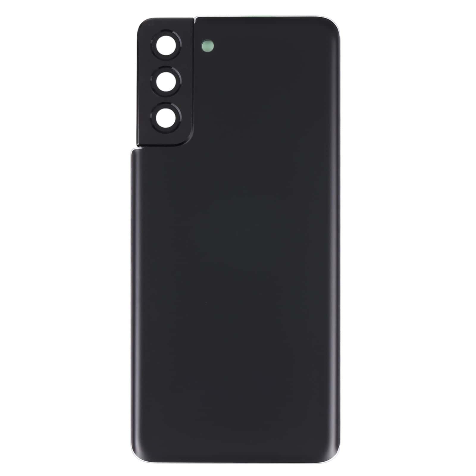 Back Glass Panel for Samsung Galaxy S21 Plus 5G Black with Camera Lens - EGFix