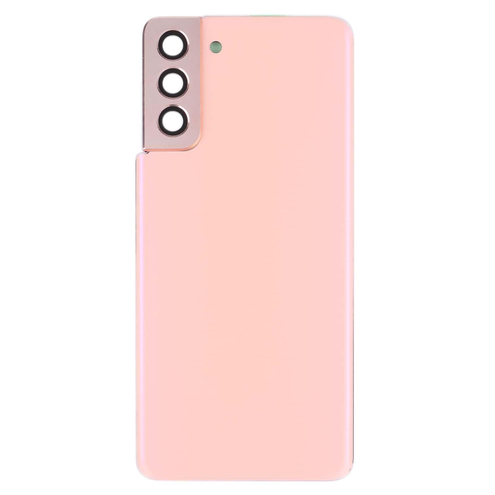 Back Glass Panel for Samsung Galaxy S21 Plus 5G Pink with Camera Lens - EGFix