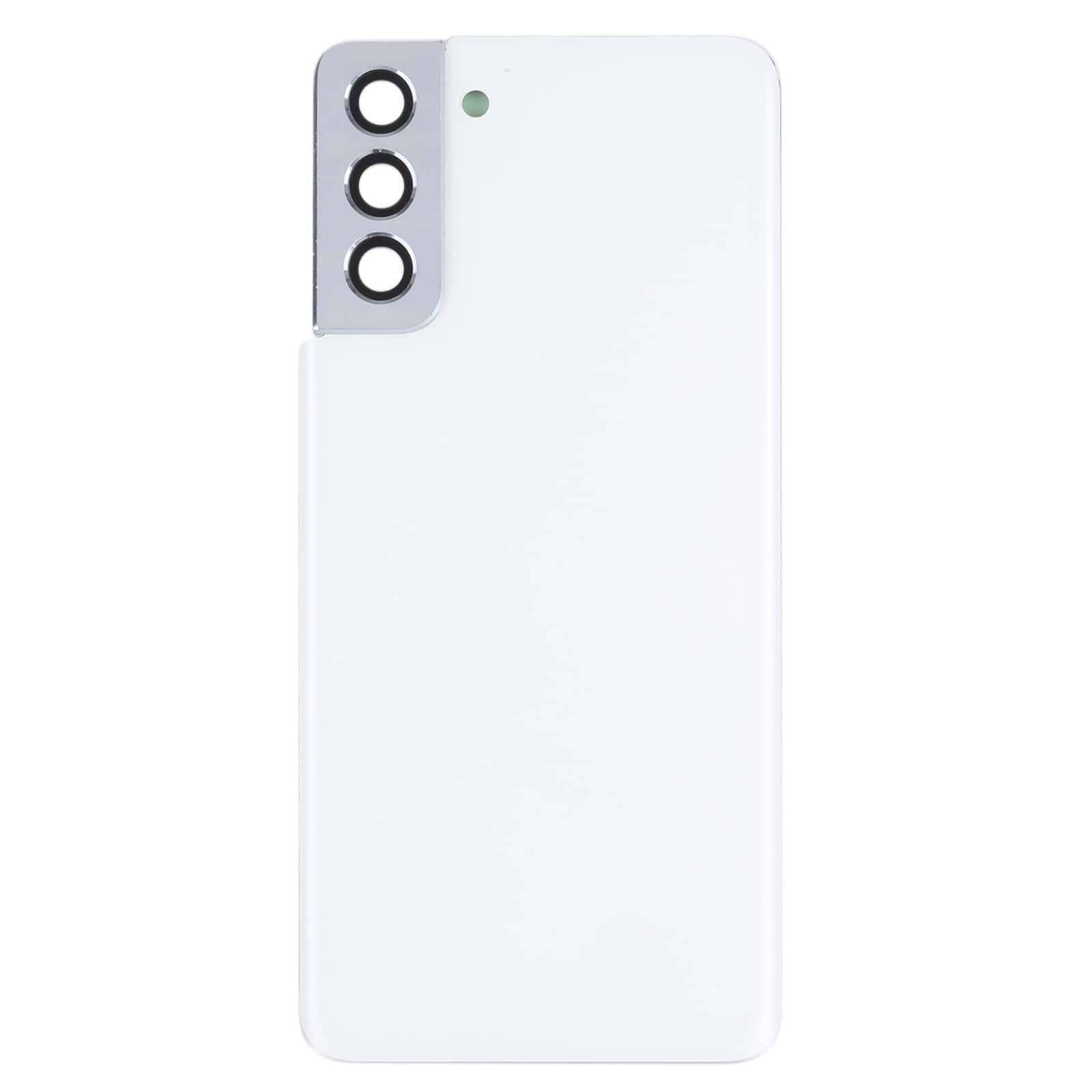 Back Glass Panel for Samsung Galaxy S21 Plus 5G White with Camera Lens - EGFix