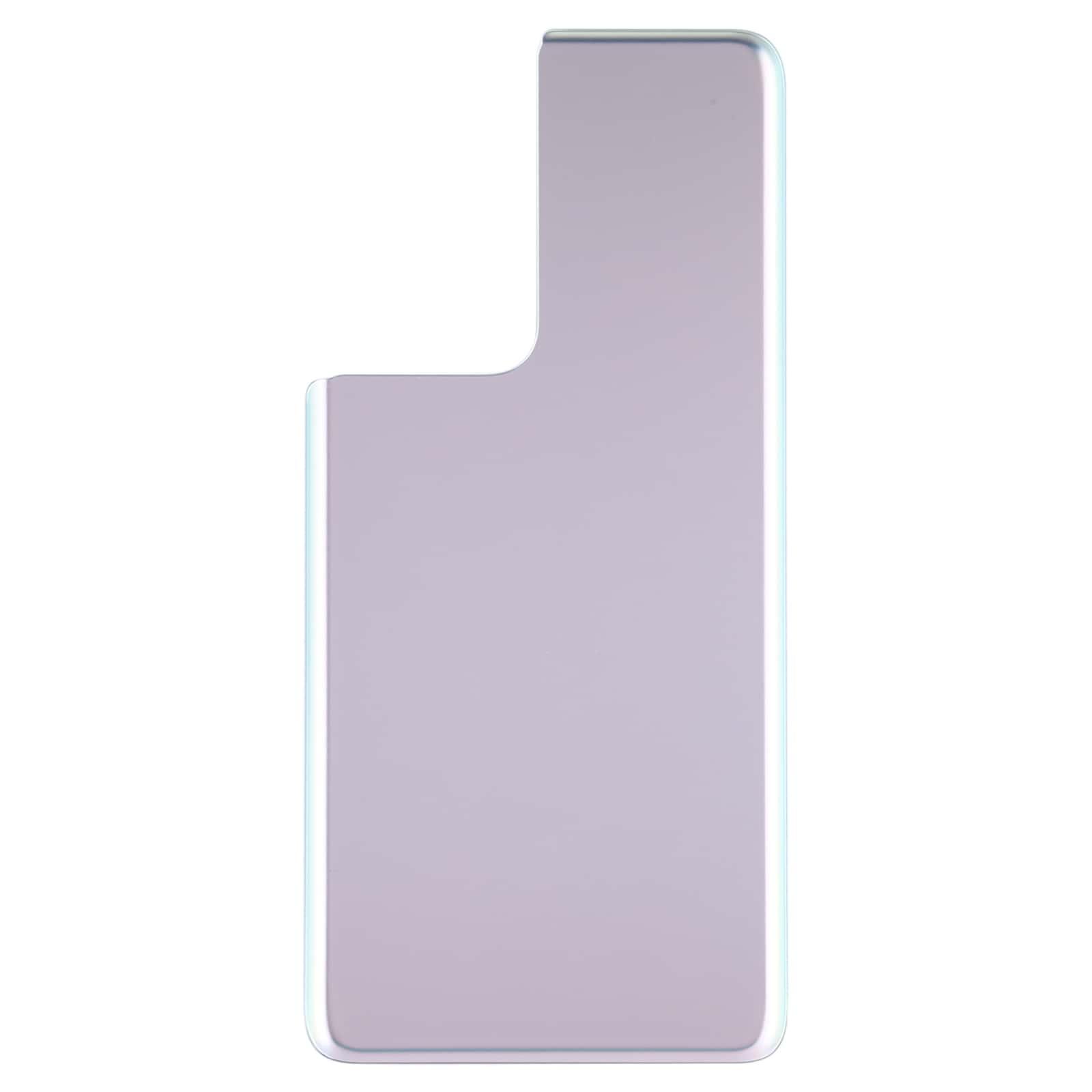 Back Glass Panel for Samsung Galaxy S21 Ultra 5G Silver - EGFix