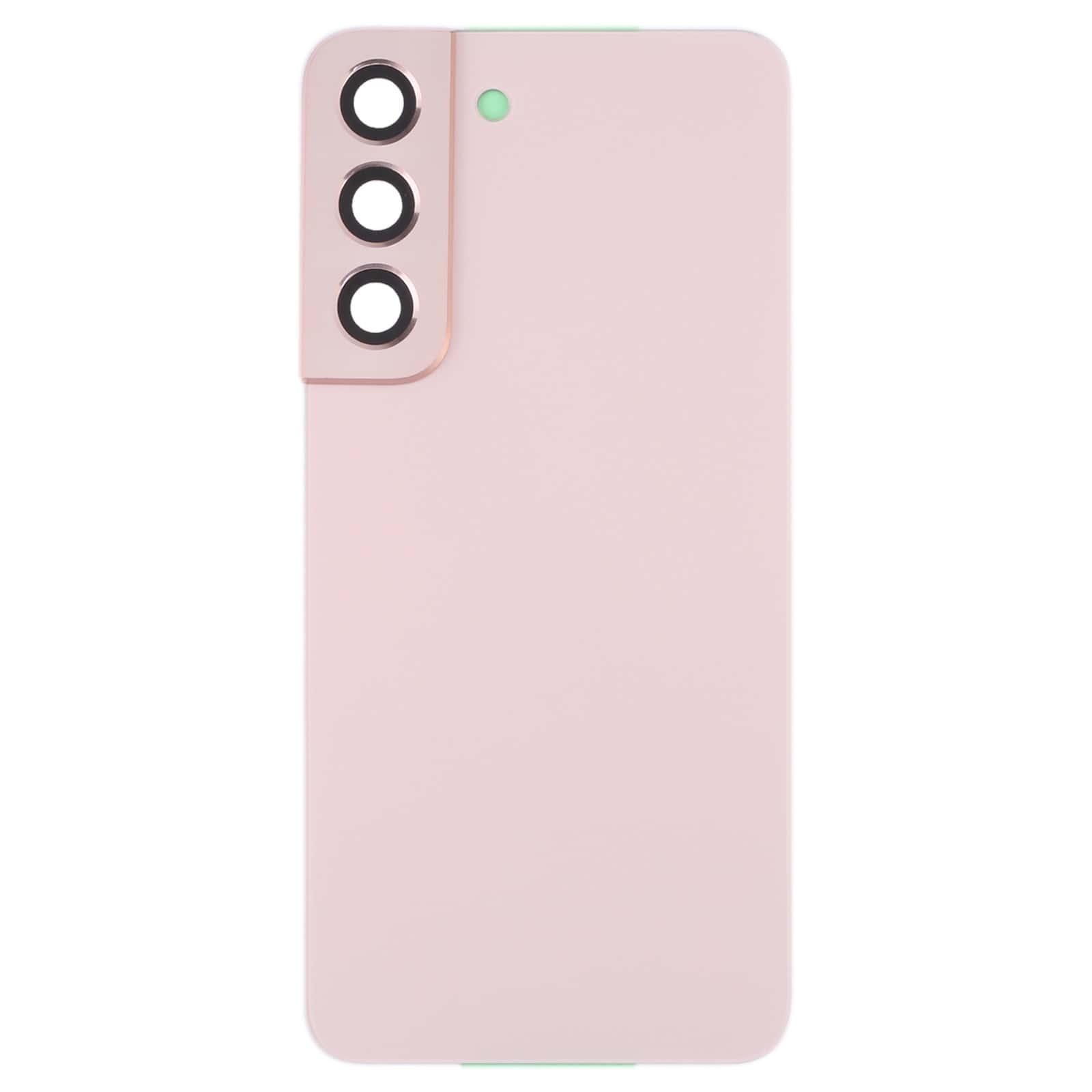 Back Glass Panel for Samsung Galaxy S22 5G SM-S901B Gold with Camera Lens - EGFix