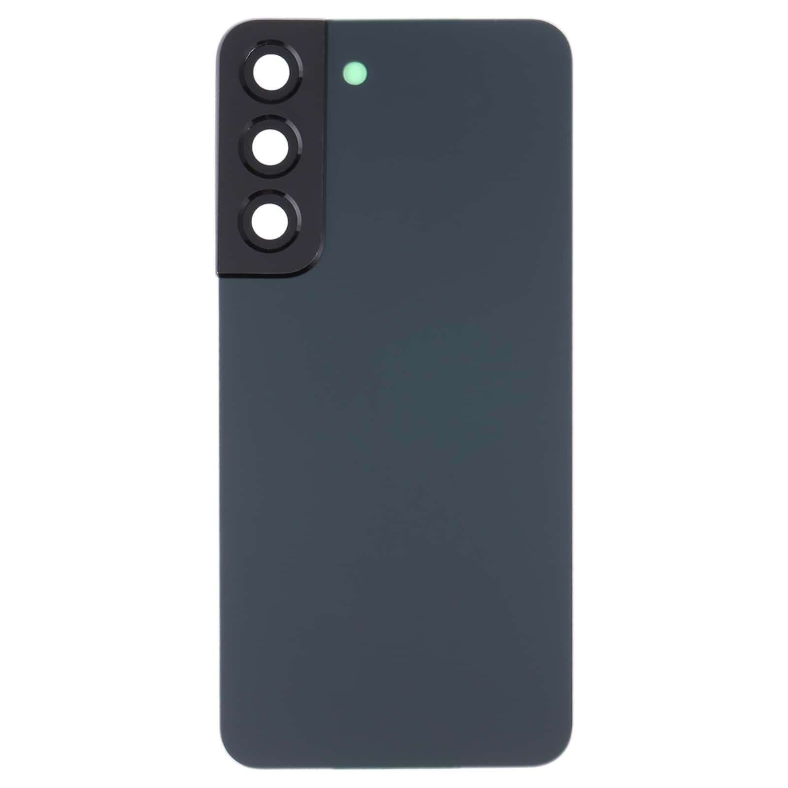Back Glass Panel for Samsung Galaxy S22 5G SM-S901B Green with Camera Lens - EGFix