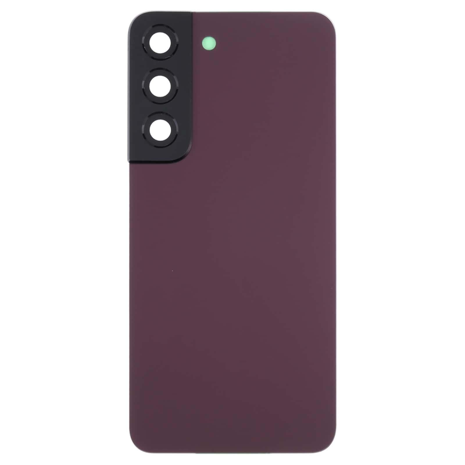 Back Glass Panel for Samsung Galaxy S22 5G SM-S901B Purple with Camera Lens - EGFix