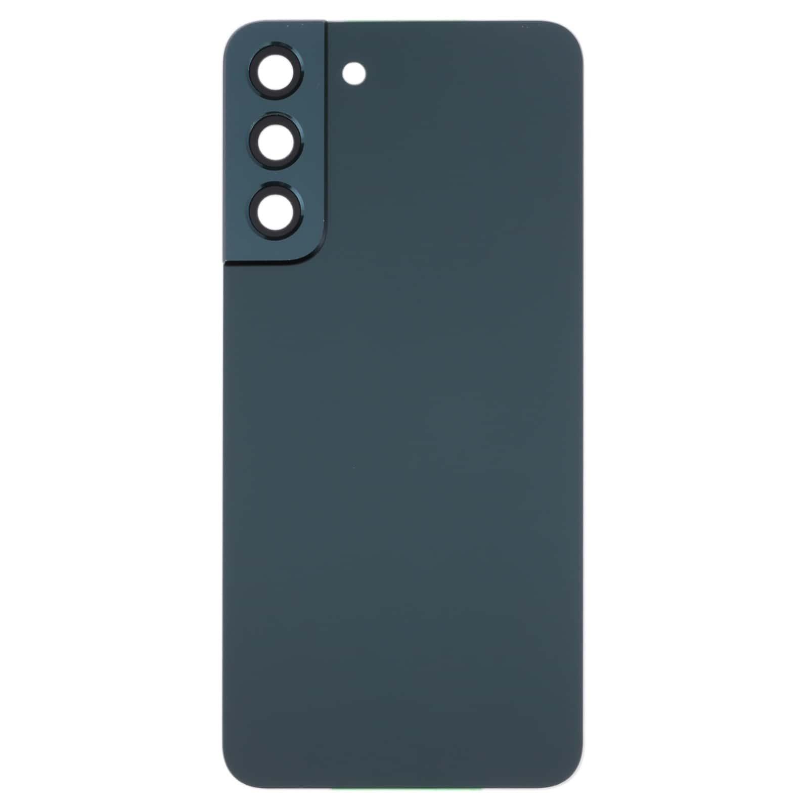 Back Glass Panel for Samsung Galaxy S22 Plus 5G SM-S906B Green with Camera Lens - EGFix