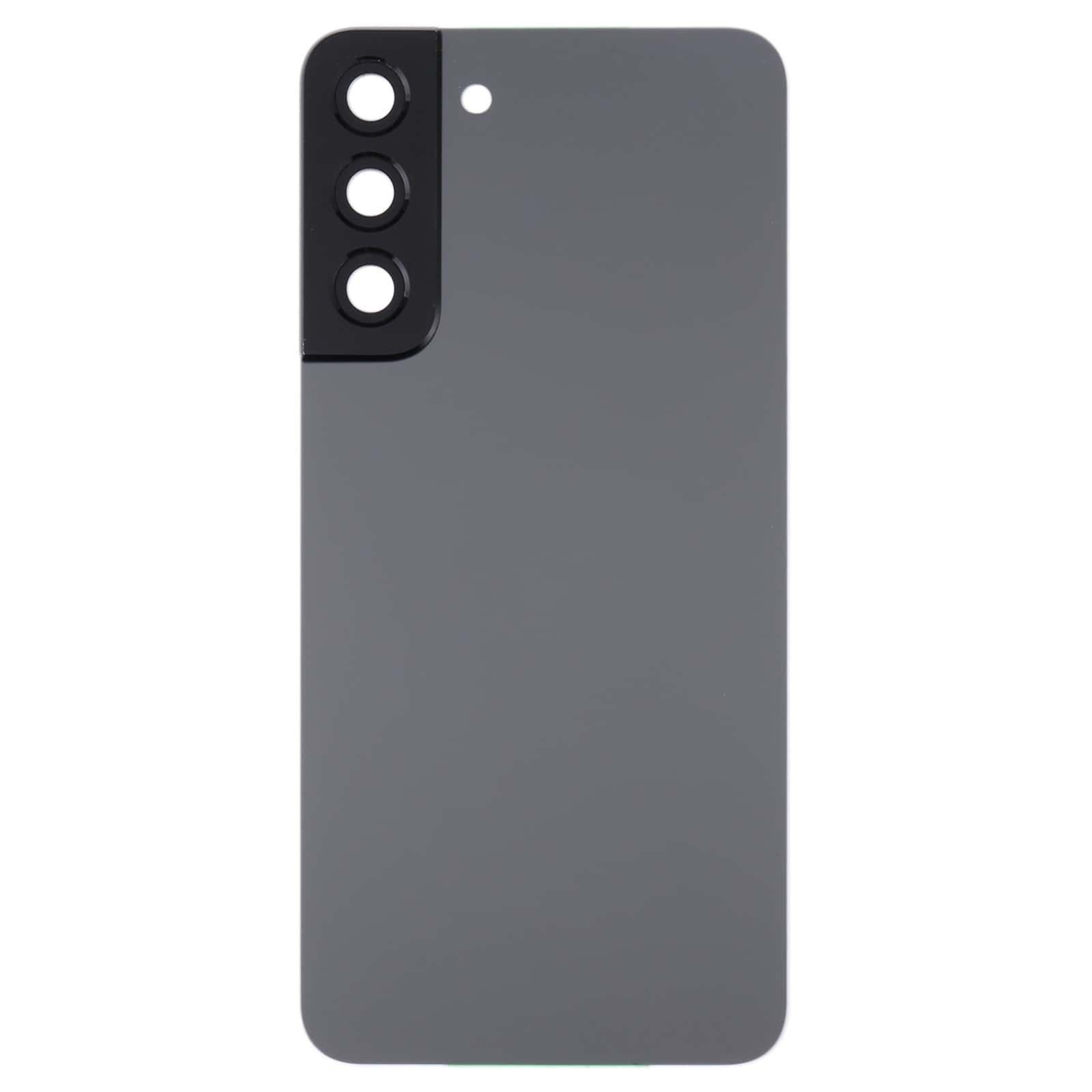 Back Glass Panel for Samsung Galaxy S22 Plus 5G SM-S906B Grey with Camera Lens - EGFix