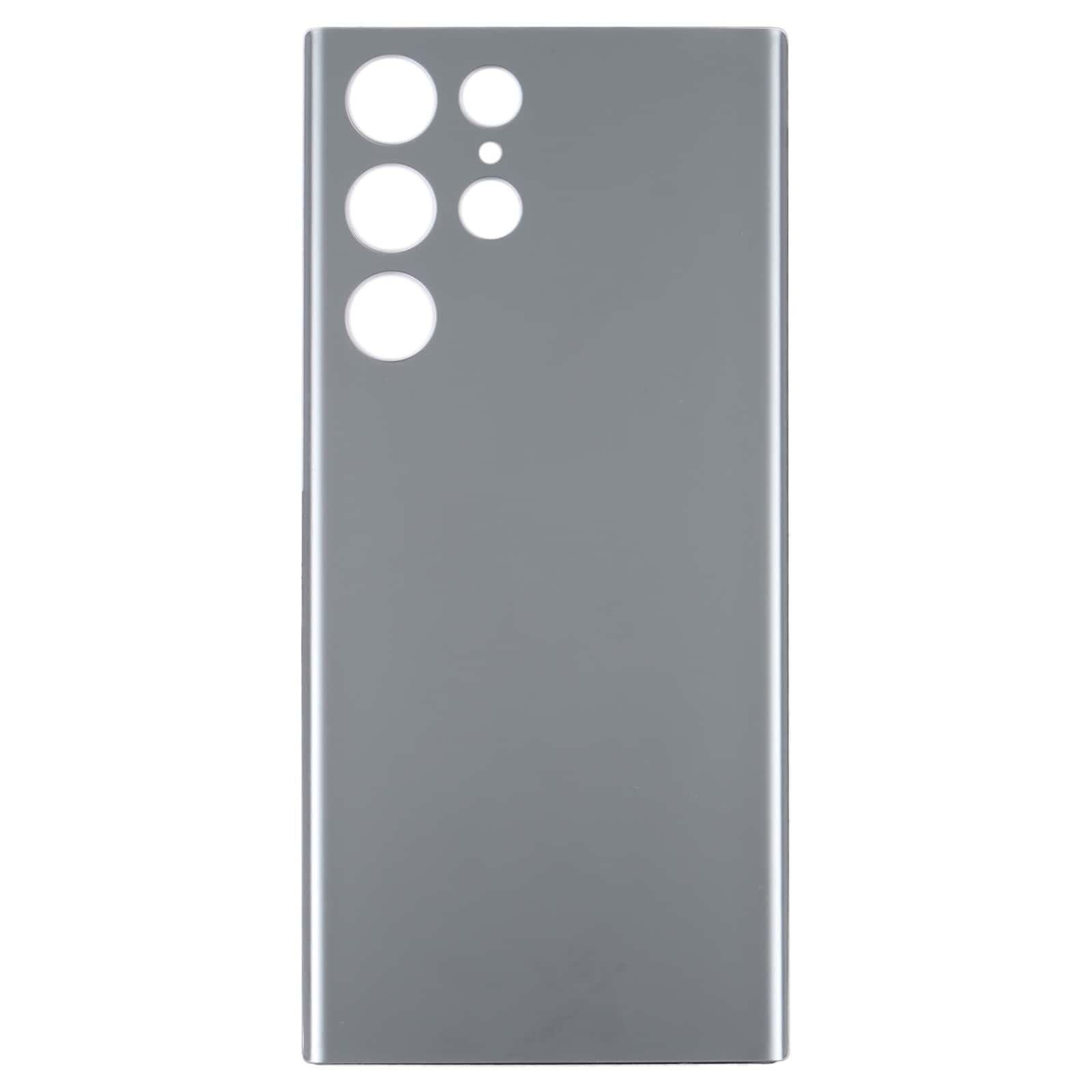 Back Glass Panel for Samsung Galaxy S22 Ultra Grey - EGFix