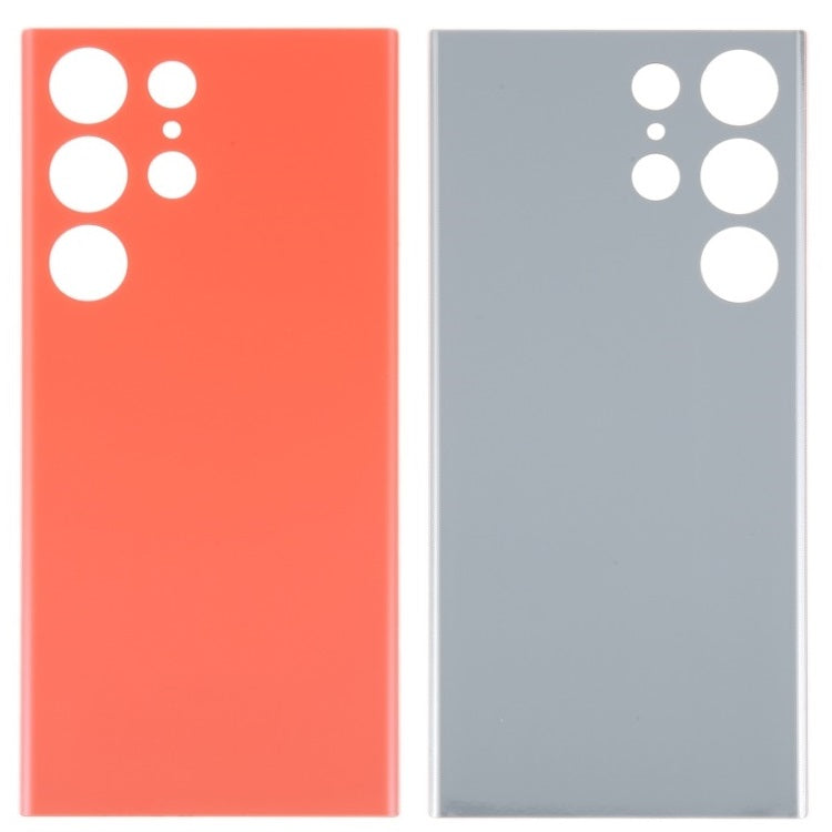 Back Glass Panel for Samsung Galaxy S23 Ultra Orange - EGFix