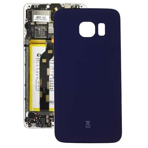 Back Glass Panel for Samsung Galaxy S6 Edge G925 Dark Blue - EGFix