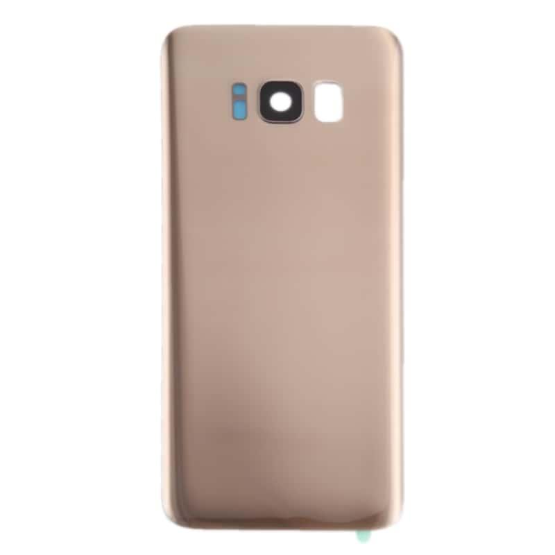 Back Glass Panel for Samsung Galaxy S8 Plus G955 Gold with Camera Lens - EGFix