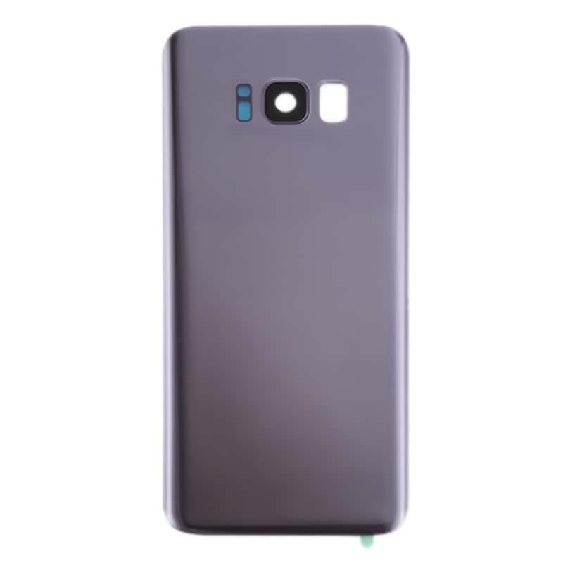 Back Glass Panel for Samsung Galaxy S8 Plus G955 Orchid Gray with Camera Lens - EGFix