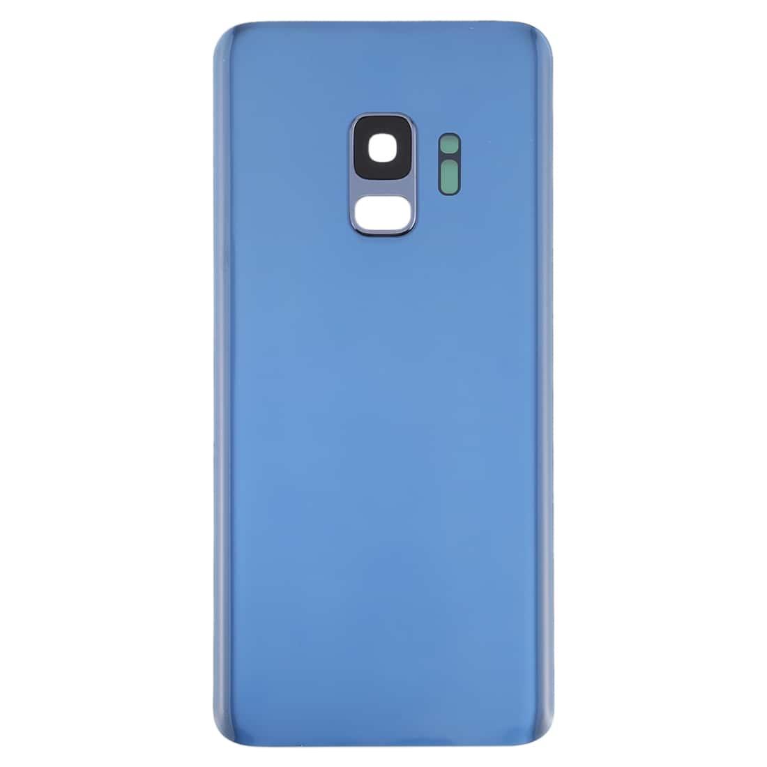 Back Glass Panel for Samsung Galaxy S9 Blue with Camera Lens - EGFix