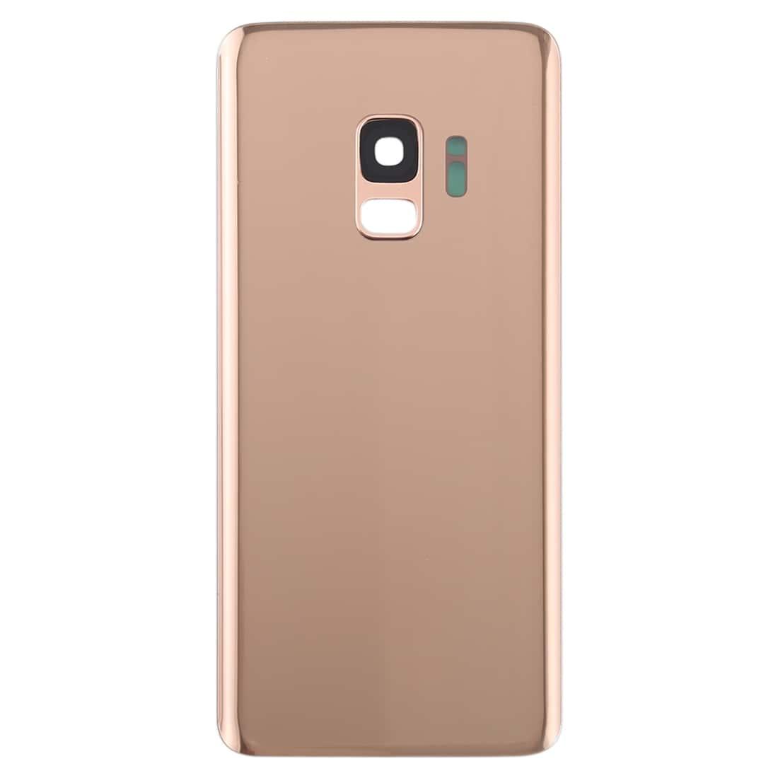 Back Glass Panel for Samsung Galaxy S9 Gold with Camera Lens - EGFix