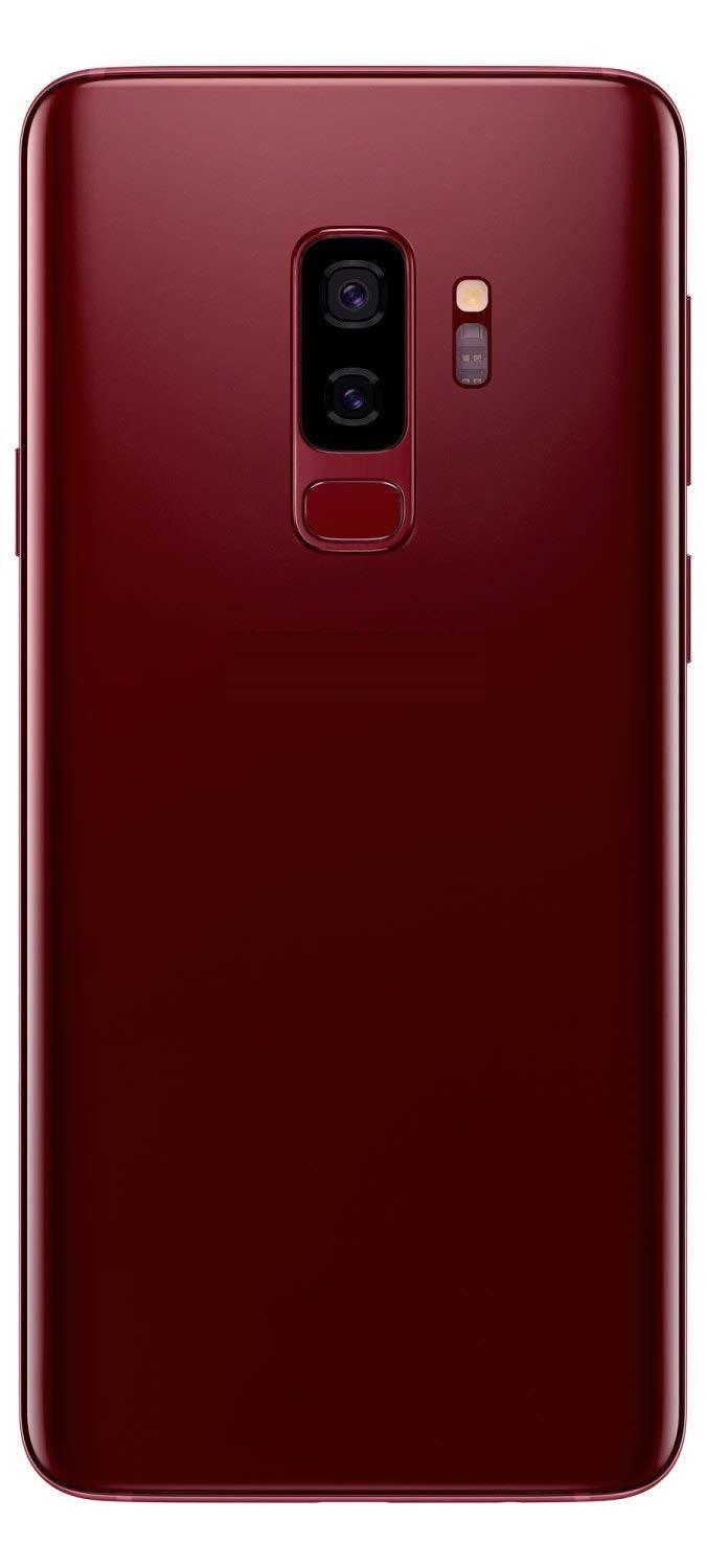 Back Glass Panel for Samsung Galaxy S9 + Plus G965F Burgundy Red with Camera Lens Module and Self Adhesive Tape - EGFix