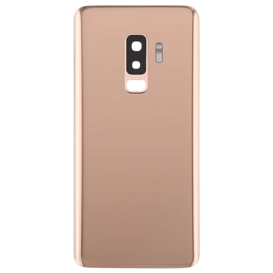 Back Glass Panel for Samsung Galaxy S9 Plus Gold with Camera Lens - EGFix