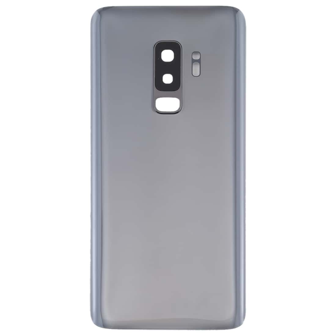 Back Glass Panel for Samsung Galaxy S9 Plus Grey with Camera Lens - EGFix