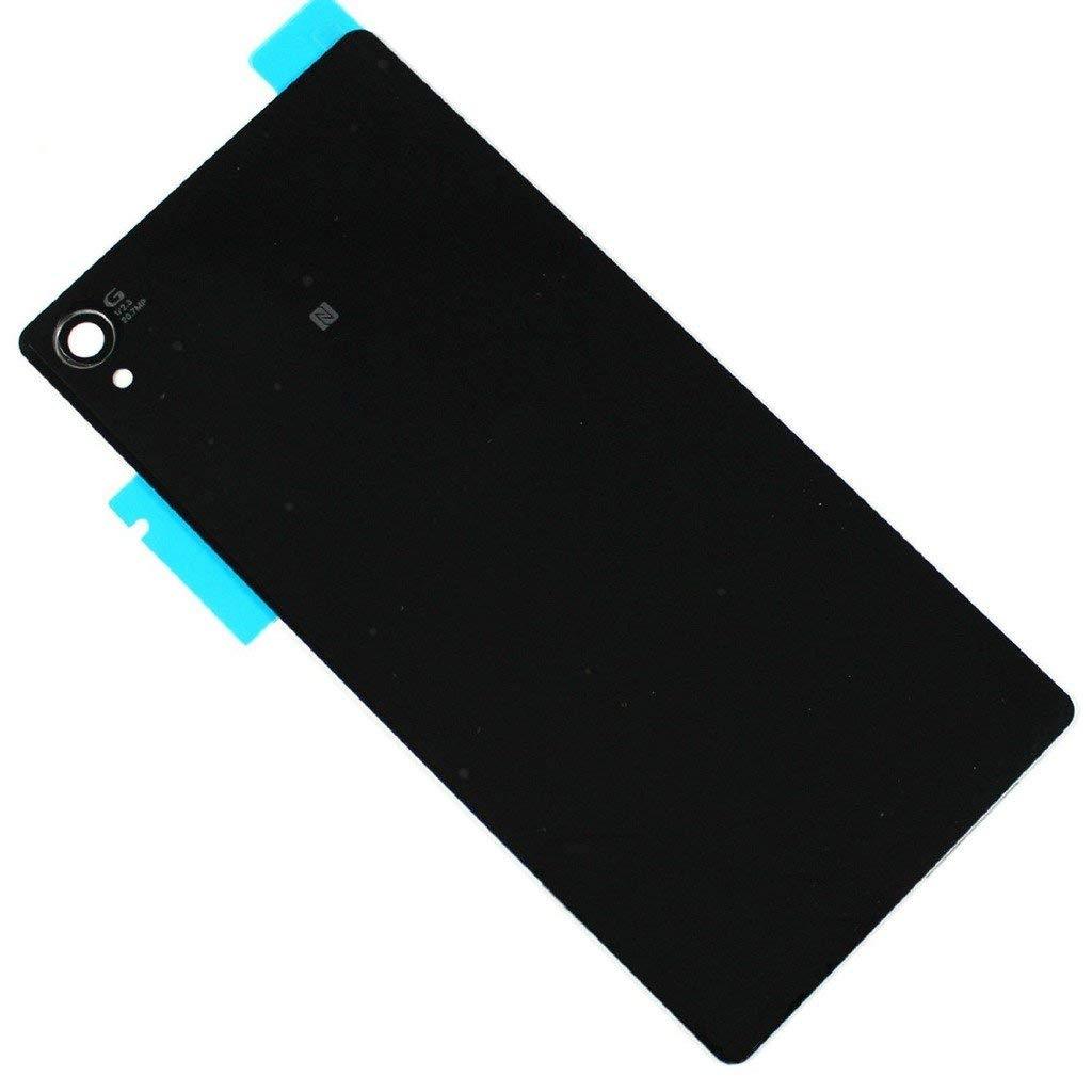 Back Glass Panel for Sony Xperia Z3 Black - EGFix