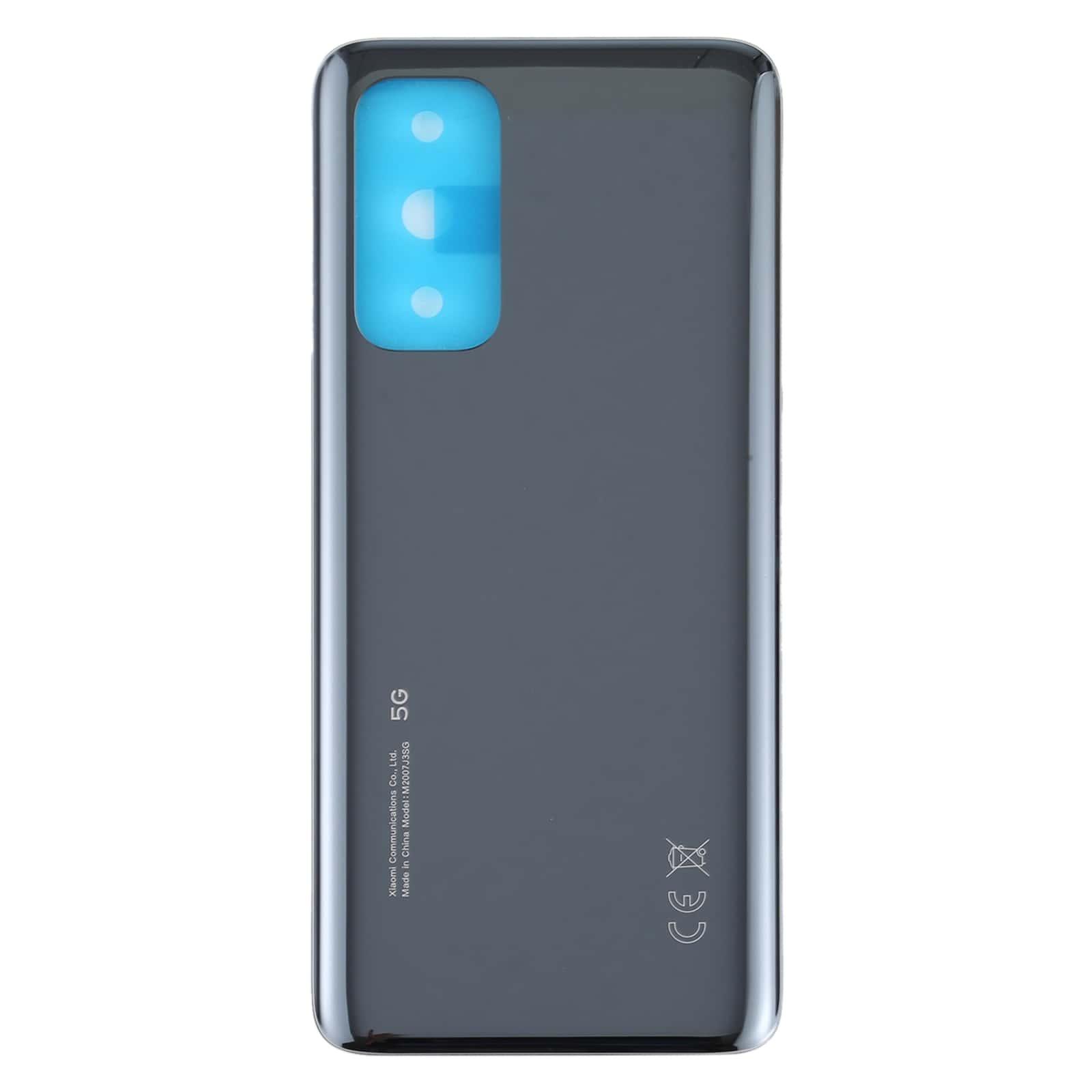 Back Glass Panel for Xiaomi Mi 10T Pro 5G Black - EGFix