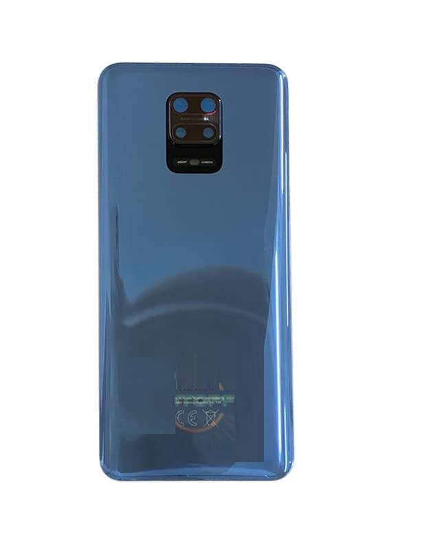 Back Glass Panel for Xiaomi Mi Redmi Note 9 Pro or Note 9 Pro Max or Note 9S Grey with Camera Lens Module and Self Adhesive Tape - EGFix