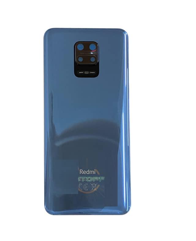 Back Glass Panel for Xiaomi Mi Redmi Note 9S Grey with Camera Lens Module and Self Adhesive Tape - EGFix