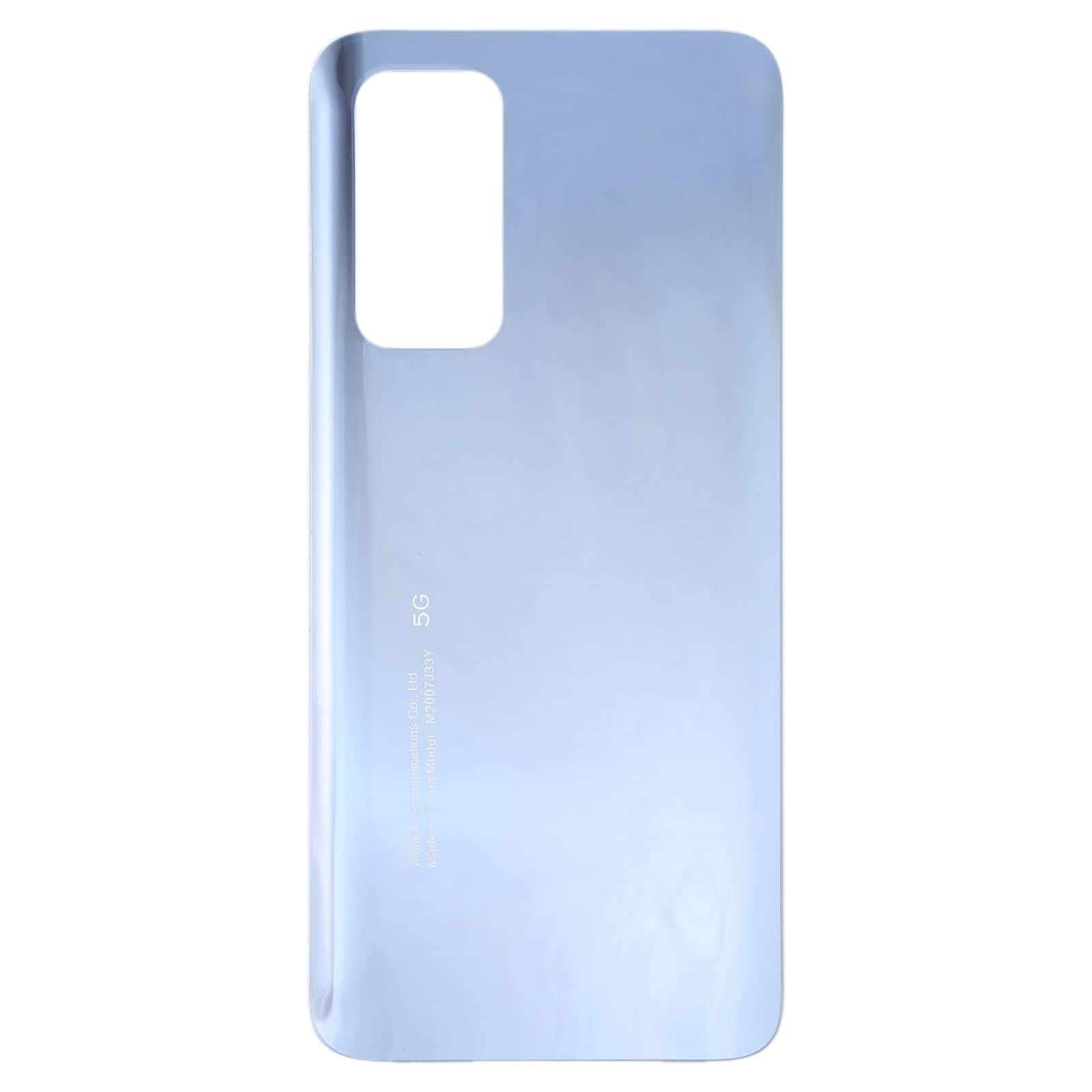 Back Glass Panel for Xiaomi Redmi Mi 10T or Mi 10T Pro Silver - EGFix