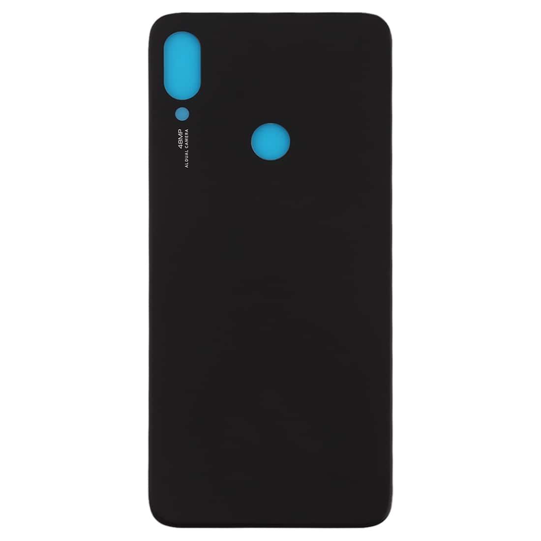 Back Glass Panel for Xiaomi Redmi Note 7 Black - EGFix