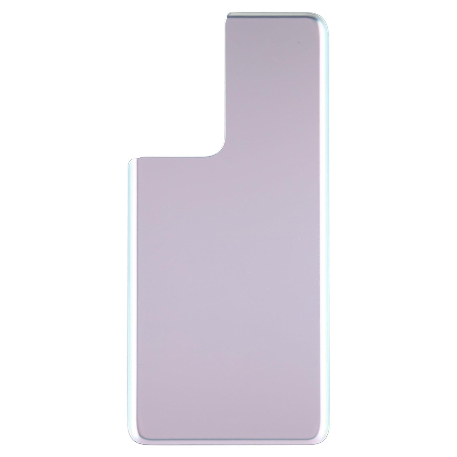 Back Glass Panel Housing Body for Samsung Galaxy S21 Ultra Phantom Silver - EGFix