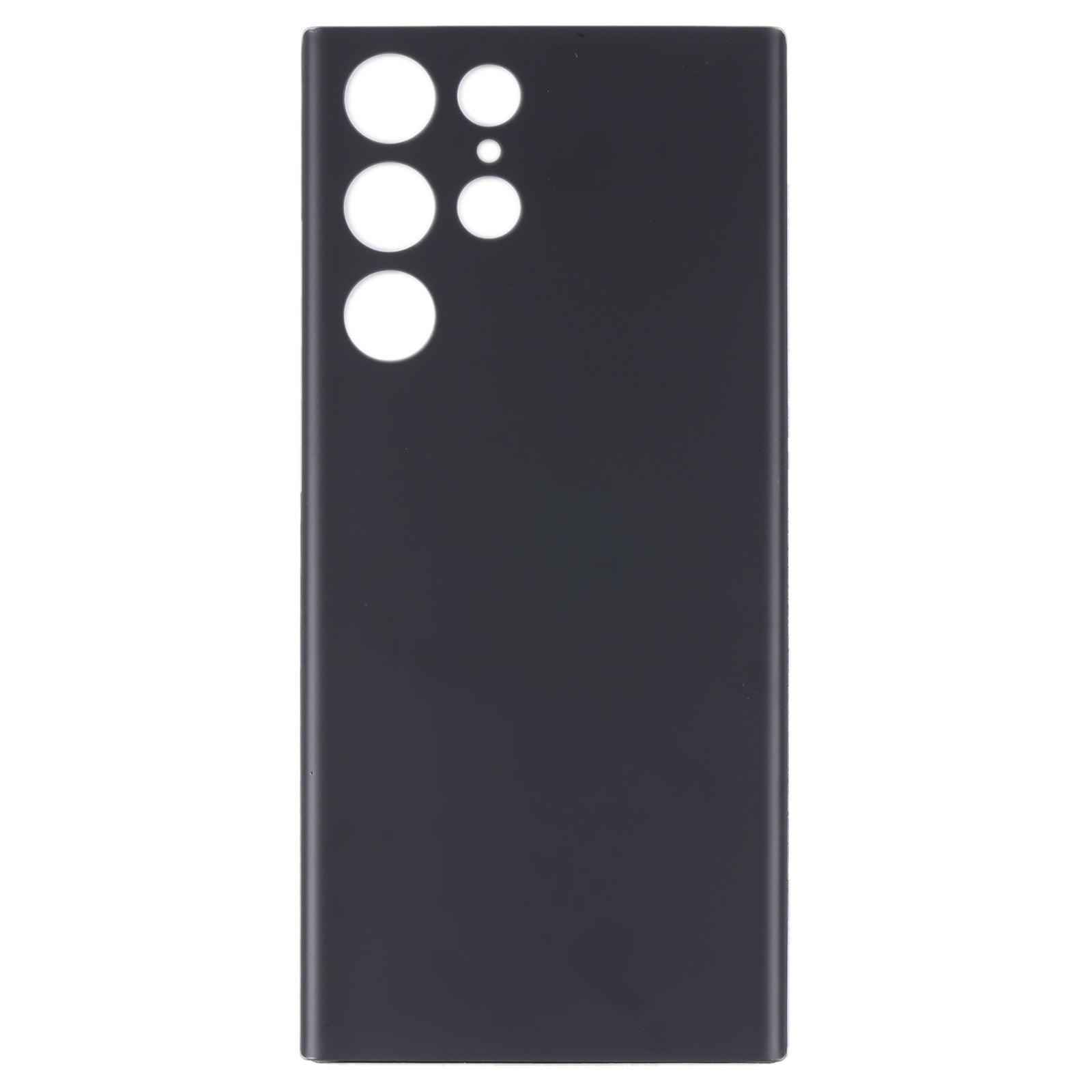 Back Glass Panel Housing Body for Samsung Galaxy S22 Ultra Phantom Black - EGFix