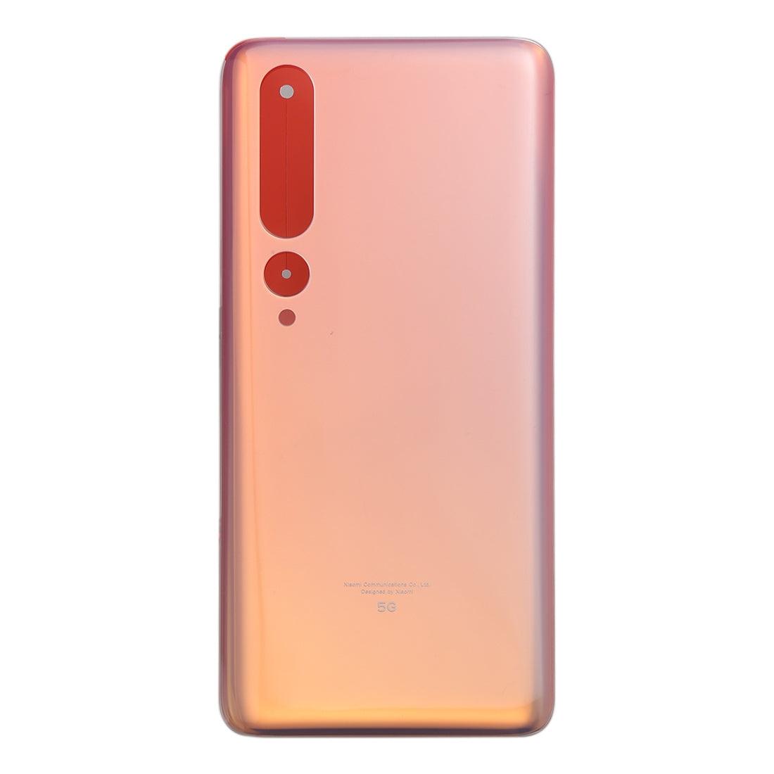 Back Glass Panel Housing Body for Xiaomi Mi 10 5G Peach Gold - EGFix