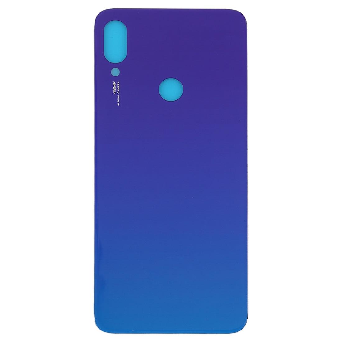 Back Glass Panel Housing Body for Xiaomi Redmi Note 7 Blue - EGFix