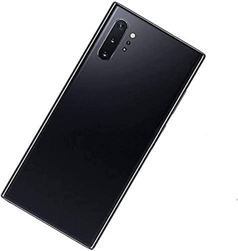 Back Glass Panel Panel for Samsung Galaxy Note 10 Plus Aura Black with Camera Lens - EGFix