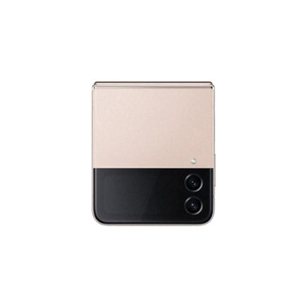 Back Glass Panel With Camera Lance for Samsung Galaxy Z Flip 4 Pink Gold - EGFix