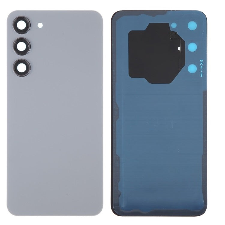 Back Glass Panel with Camera Lens for Samsung Galaxy S23 Plus Graphite - EGFix
