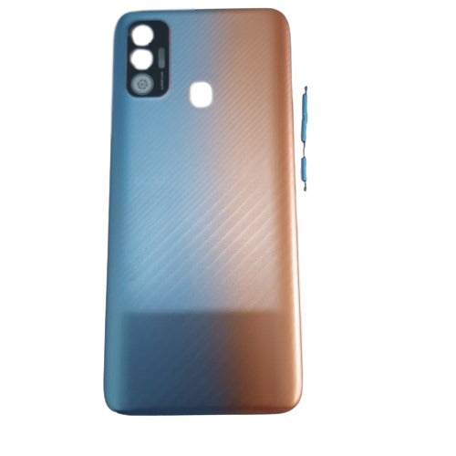 Back Panel for Tecno Spark 7T Orange - EGFix