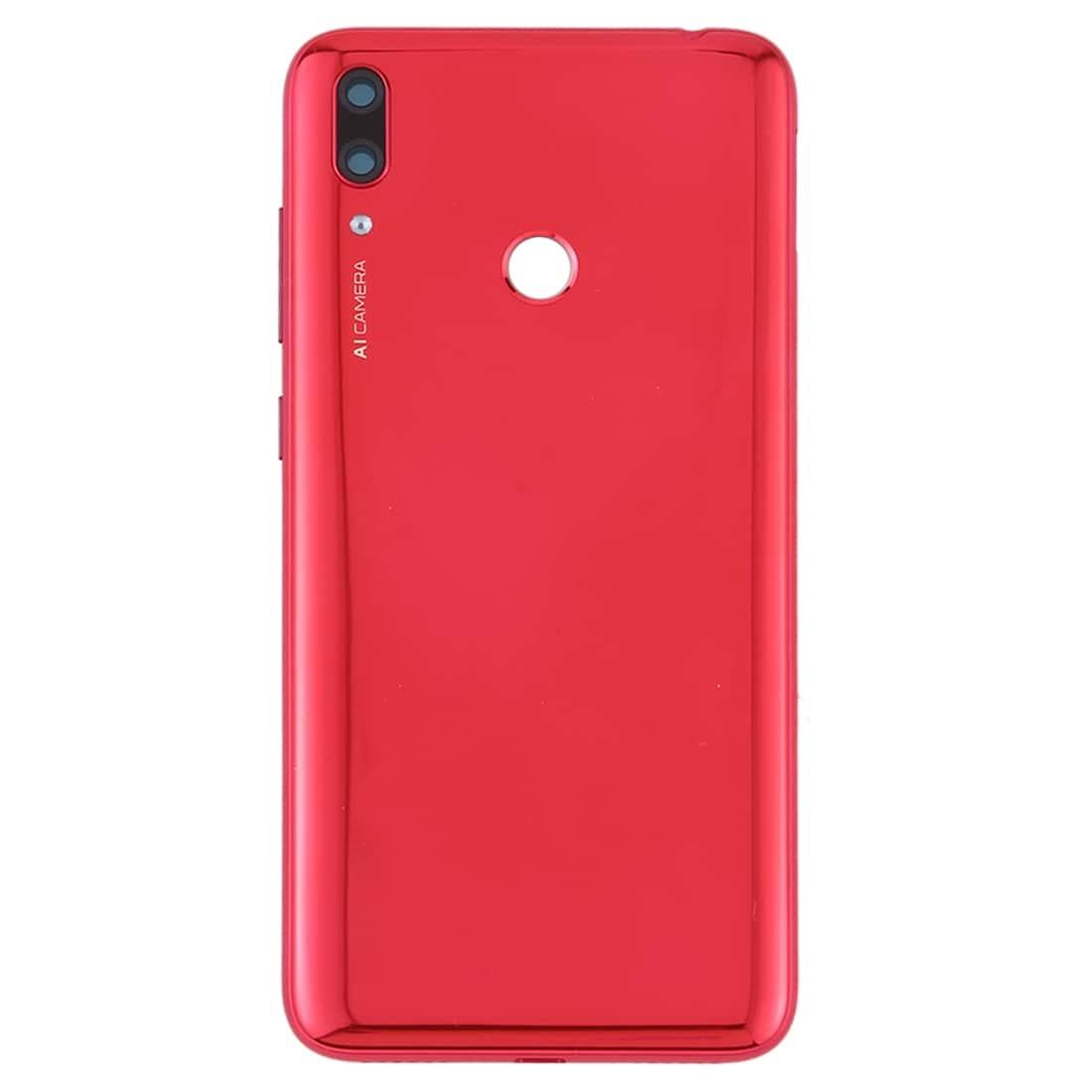 Back Panel Housing Body for Huawei Y7 Prime 2019 Red with Camera Lens - EGFix