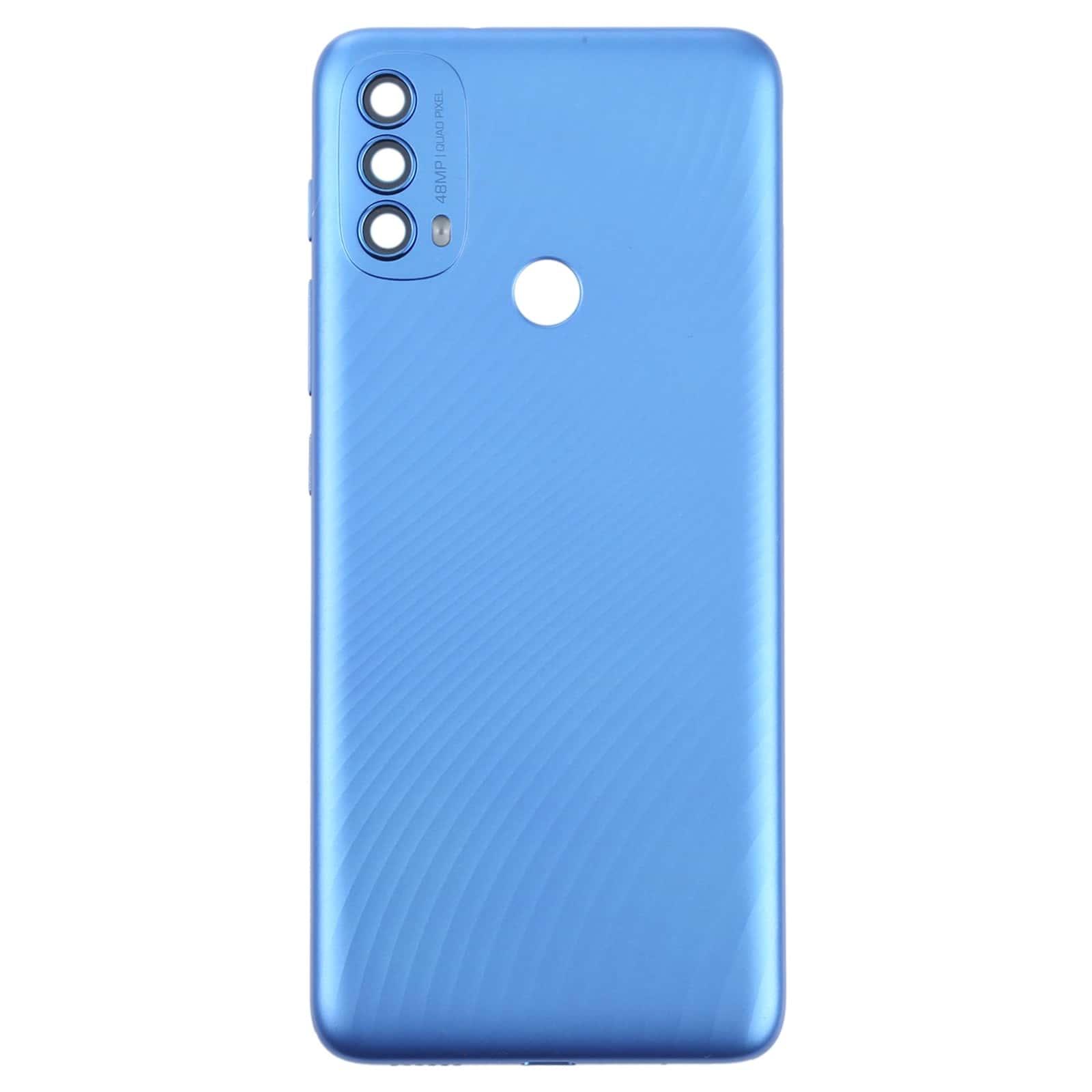Back Panel Housing Body for Motorola Moto E40 Blue - EGFix