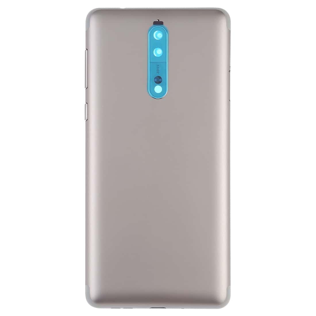 Back Panel Housing Body for Nokia 8 Gold with Camera Lens - EGFix