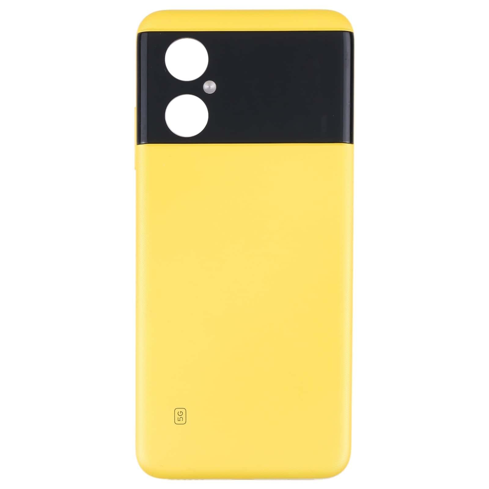 Back Panel Housing Body for Poco M4 5G Yellow - EGFix