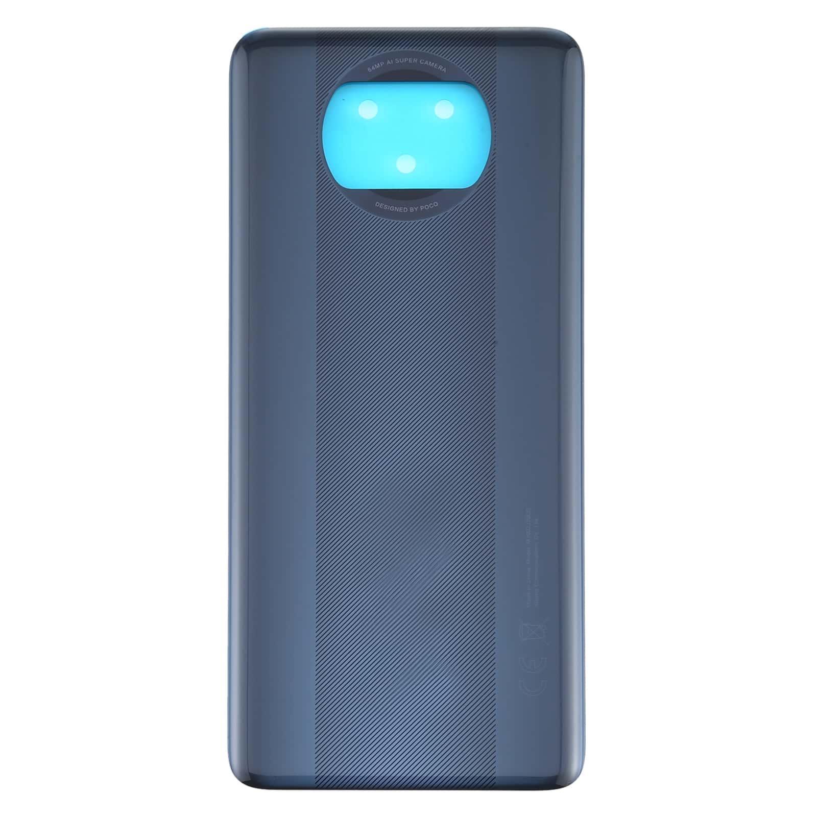 Back Panel Housing Body for Poco X3 Black - EGFix
