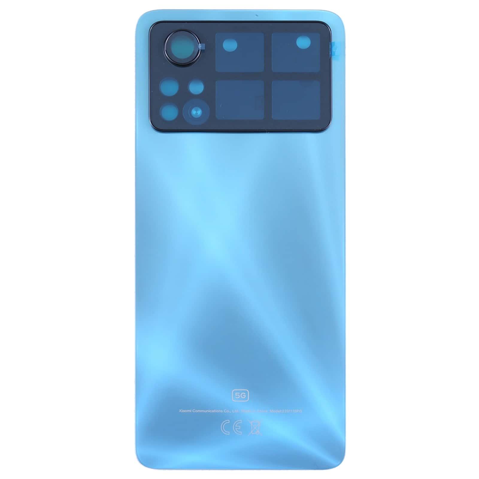 Back Panel Glass for Poco X4 Pro 5G Blue - EGFix