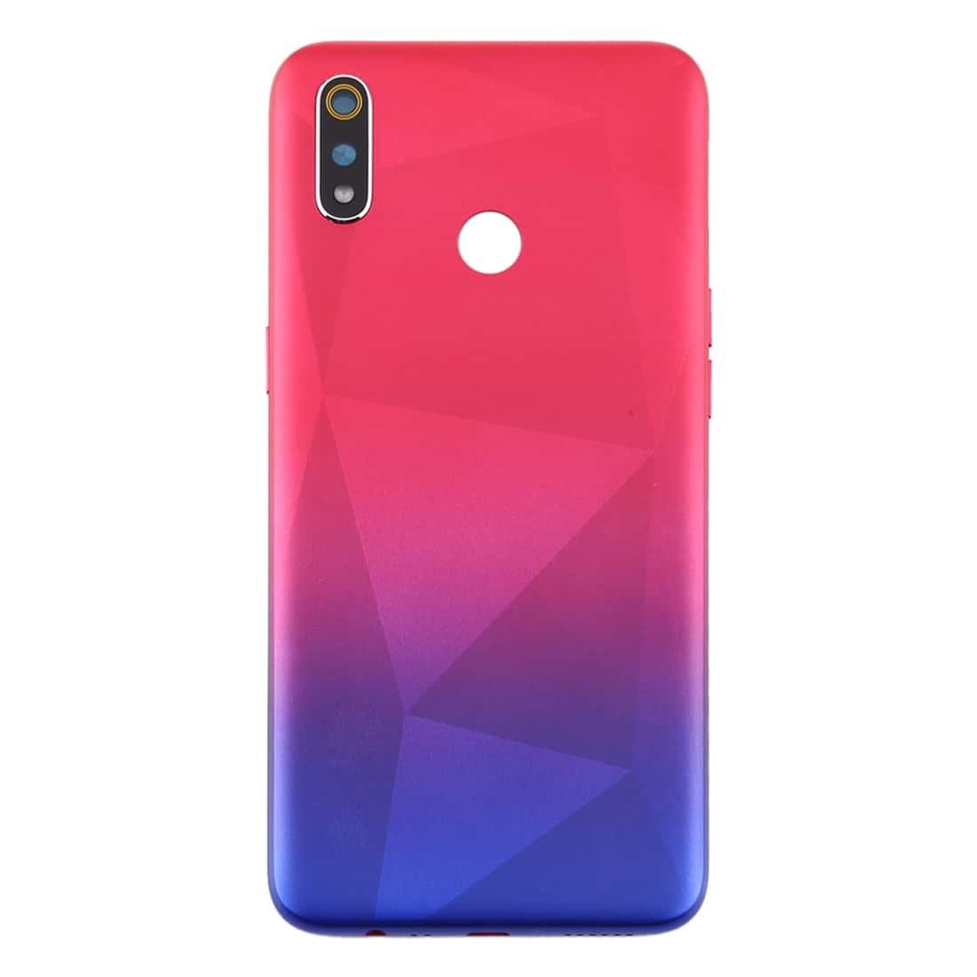 Back Panel Housing Body for Realme 3 Red Plus Blue - EGFix