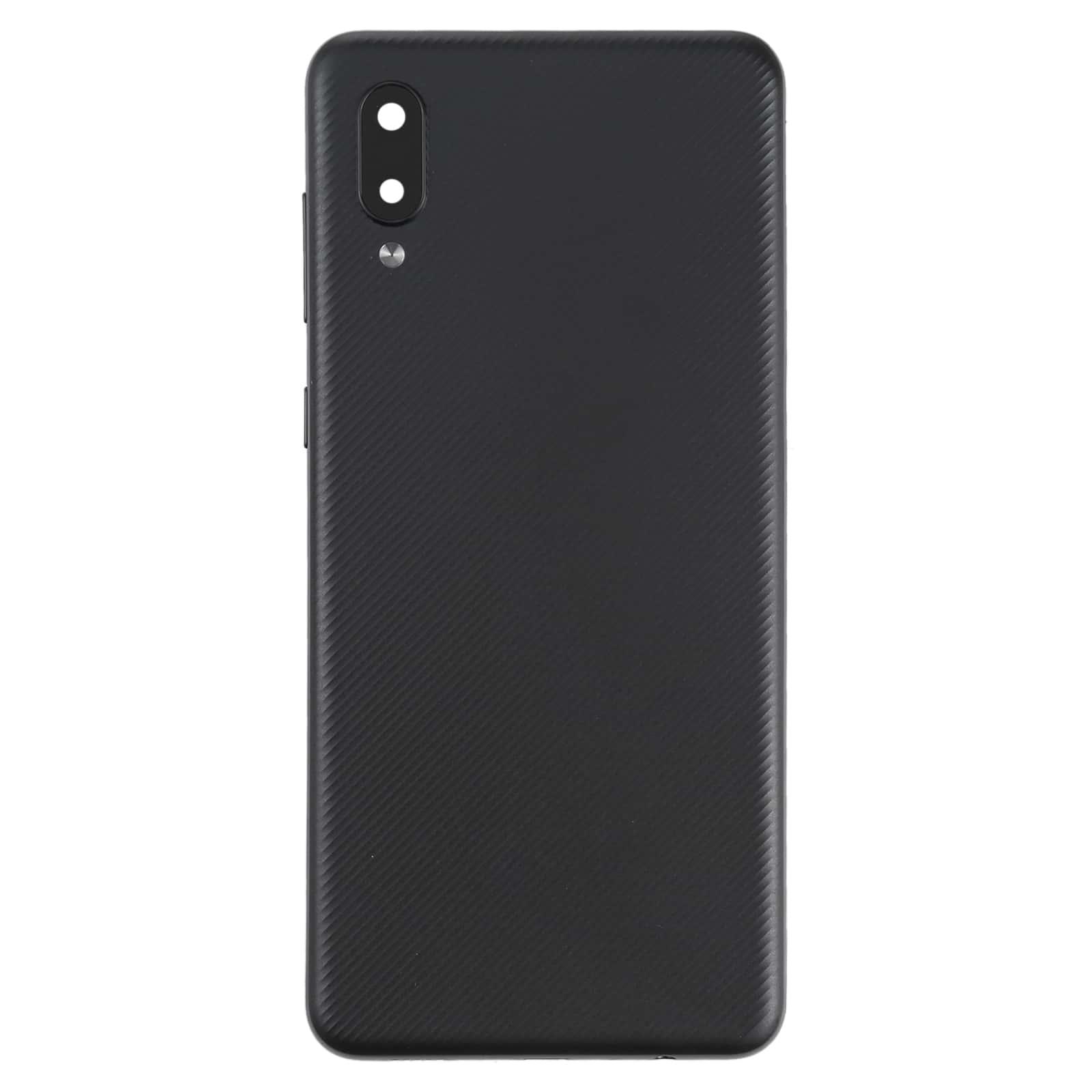 Back Panel Housing Body for Samsung Galaxy A02 Black with Camera Lens - EGFix