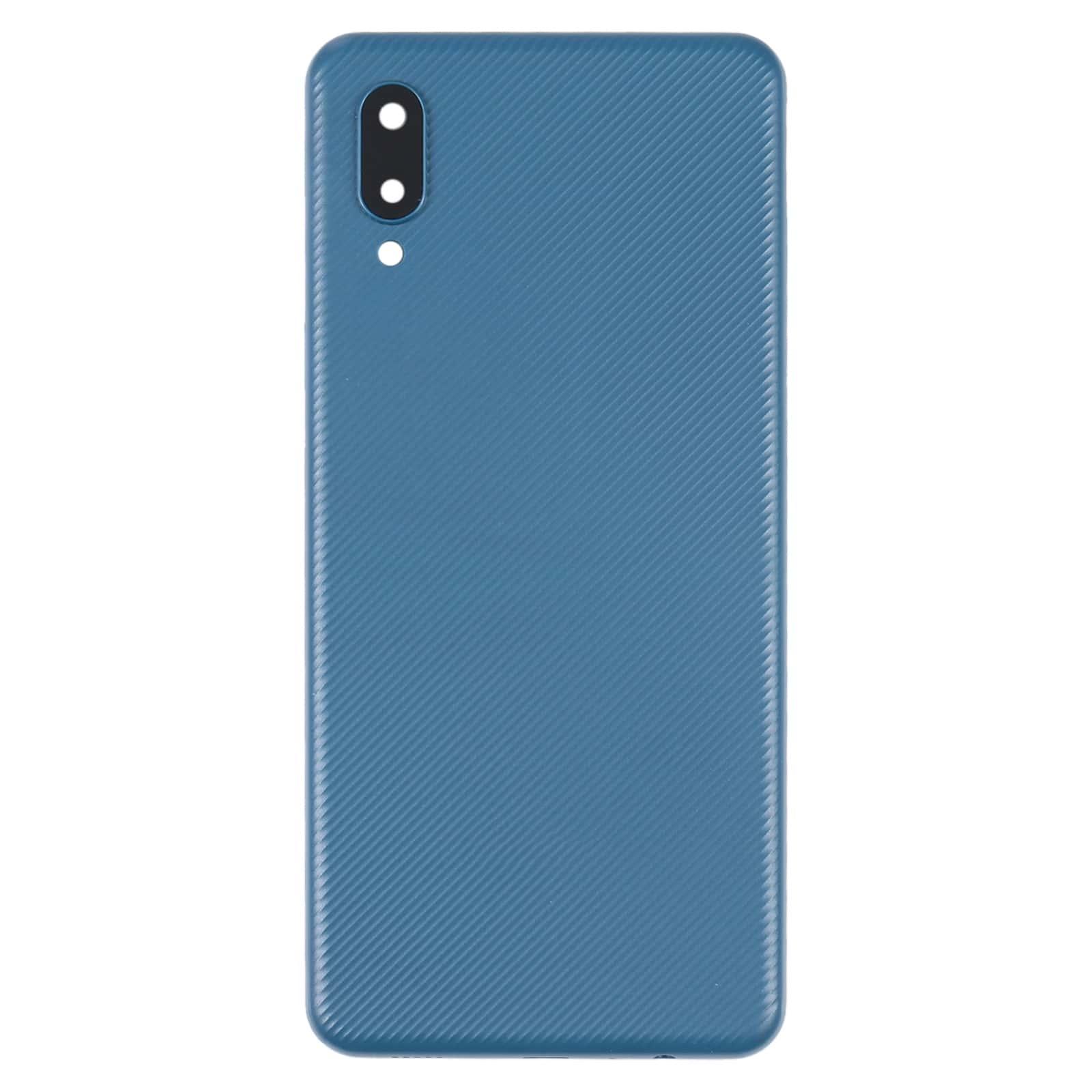 Back Panel Housing Body for Samsung Galaxy A02 Blue with Camera Lens - EGFix