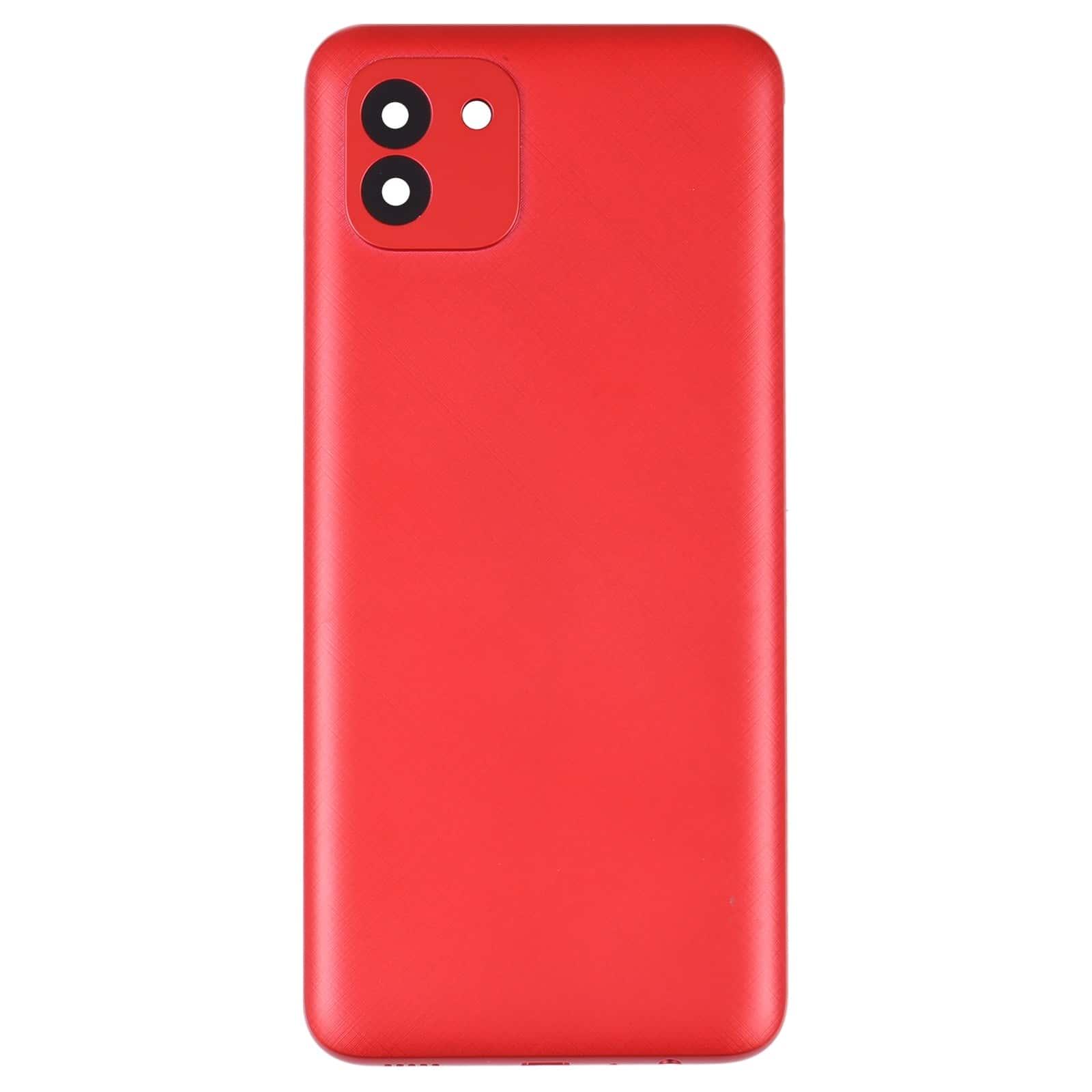 Back Panel Housing Body for Samsung Galaxy A03 Red - EGFix