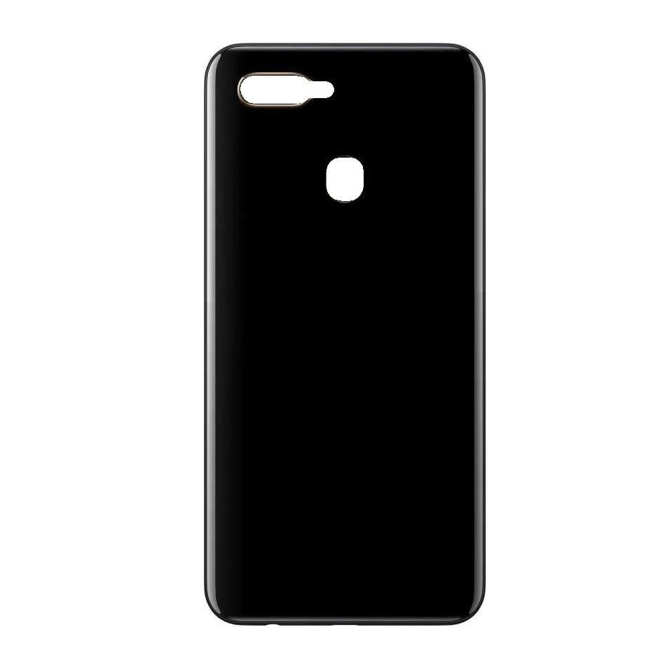Back Panel With Camera Lance for Oppo A5S Black - EGFix